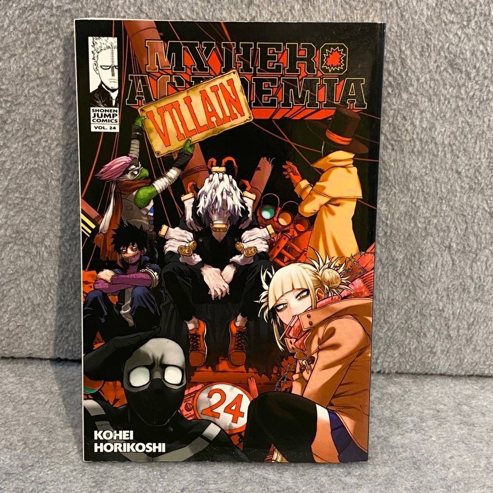 My Hero Academia Vol 24 Manga Book Black Shonen Jump Japanese Graphic Novel